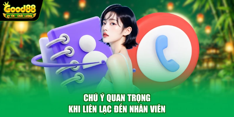 Chú ý quan trọng khi liên lạc đến nhân viên