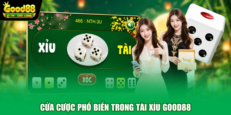 Tài Xỉu Good88 - Game Cá Cược Đặc Sắc Đáng Trải Nghiệm 3 Cửa cược phổ biến trong tài xỉu Good88