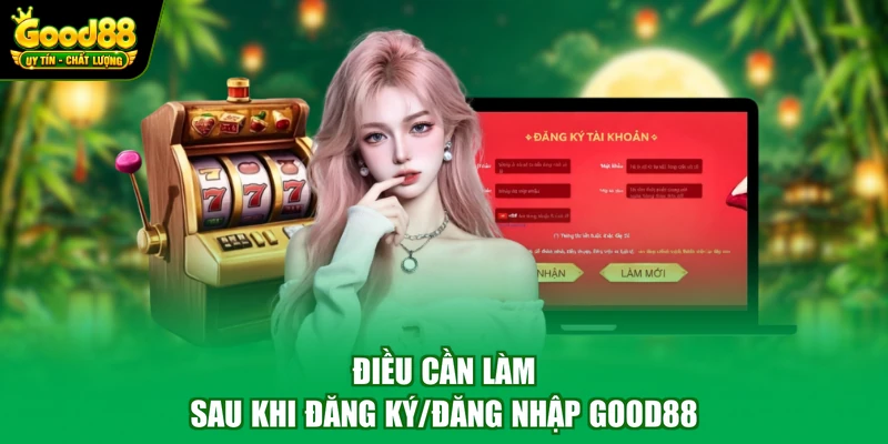 Điều cần làm sau khi đăng ký/đăng nhập Good88