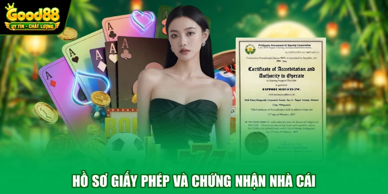 Hồ sơ giấy phép và chứng nhận nhà cái Good88