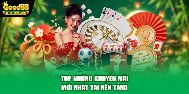 Top những khuyến mãi mới nhất tại nền tảng