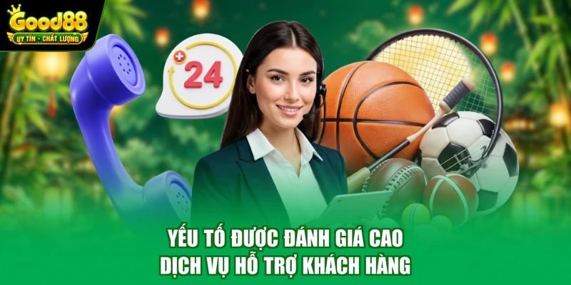 Yếu tố được đánh giá cao dịch vụ hỗ trợ khách hàng